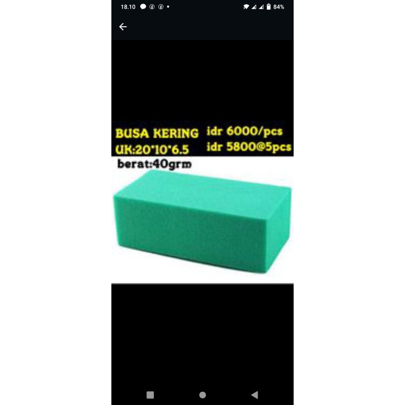 floral foam busa kering