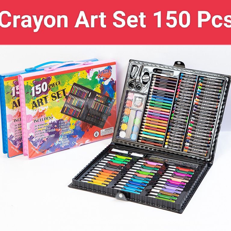 

[✳J13&] Crayon Art set 150pcs Ready Stcok