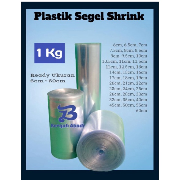 

Re4dy sto0ck Plastik Shrink / Plastik Segel 6cm-60cm 1 kg. Seller Now
