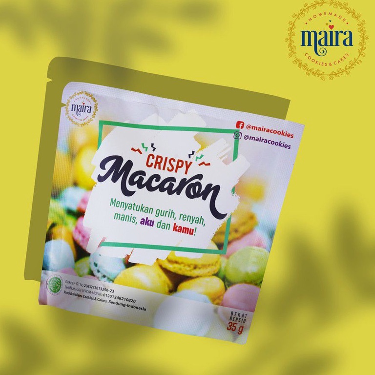 

Harga Termurah↕ Maira Crispy Macaron 35g 37