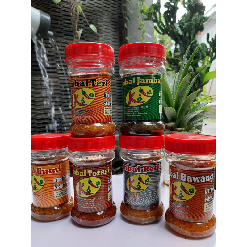 

Sambal Cumi / Jambal / Teri / Bawang / Pedo / Terasi