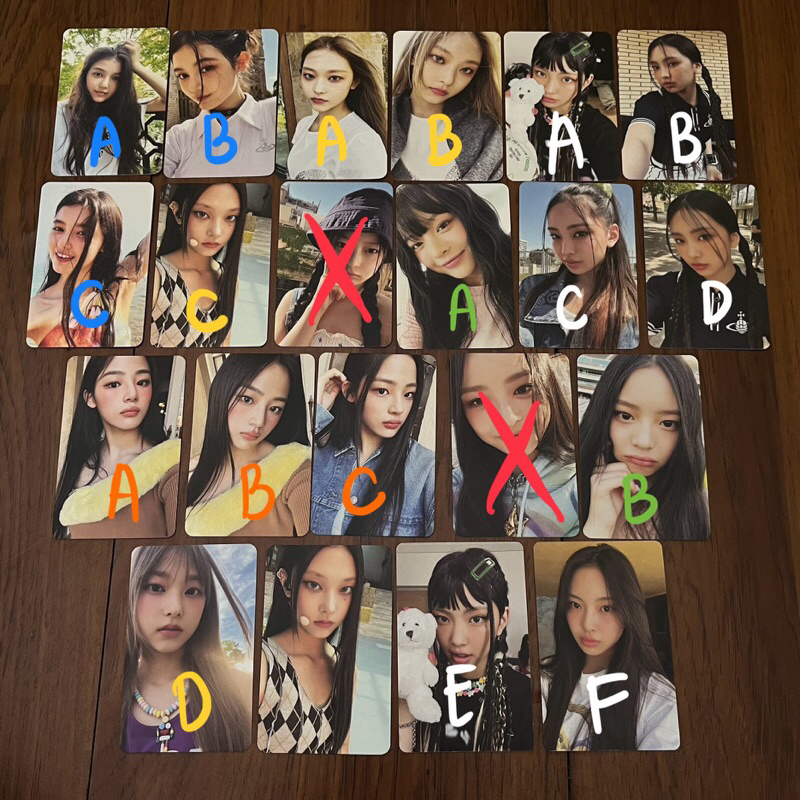 NewJeans Photocard (PC) Attention Minji Haerin Hyein Hanni Danielle Weverse Version Official Clearan