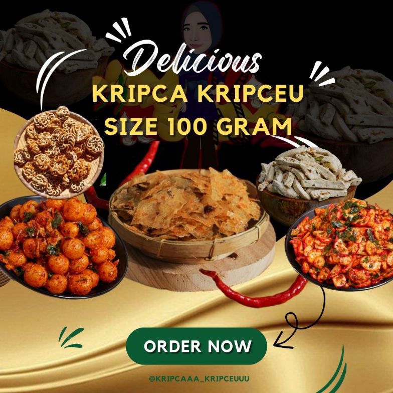 

[COD N895] KRIPCA KRIPCEU SIZE 100gram | BASRENG SEBLAK USUS KULIT CIMOL 57