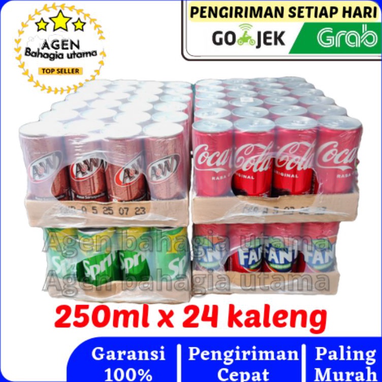 

Harga Murah AW / COCA COLA / COLA ZERO / FANTA / SPRITE / TONIC WATER KALENG 250ml ( 1 KARTON ) V49 ✰