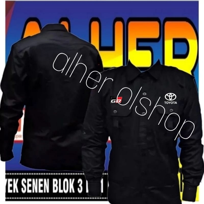 new kemeja Toyota gazoo racing baju Toyota gazoo racing seragam Toyota gazoo racing Pdh Toyota gazoo