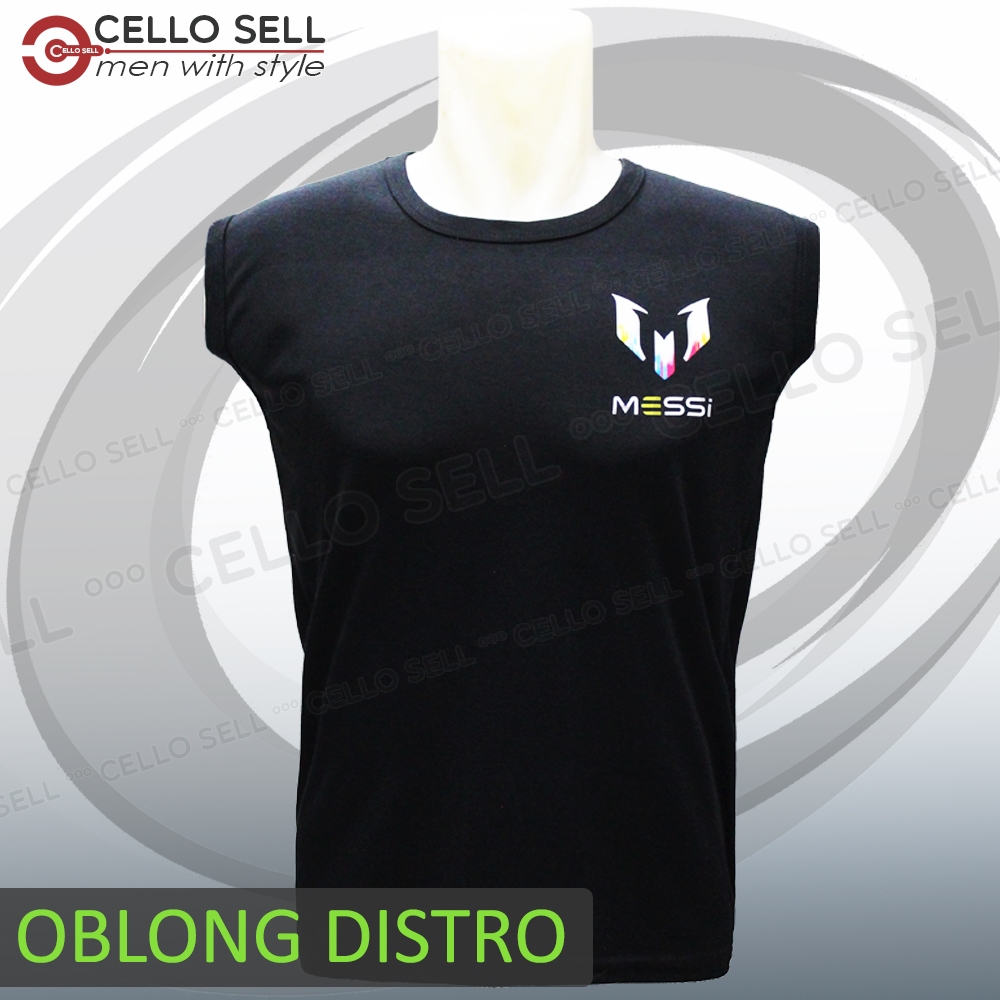Kaos singlet pria logo / kaos pria oblong keren / kaos tanpa lengan