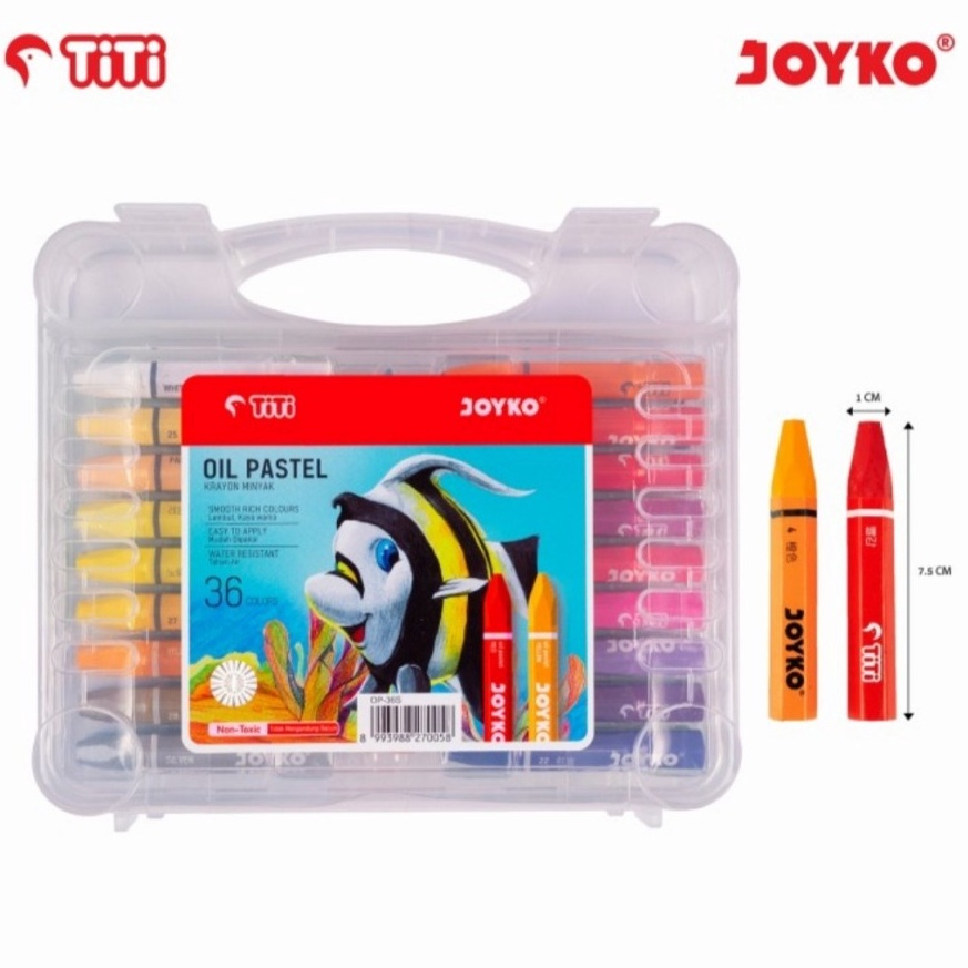 

Kirim sekarang Crayon / Oil Pastel JOYKO 36 Warna 37