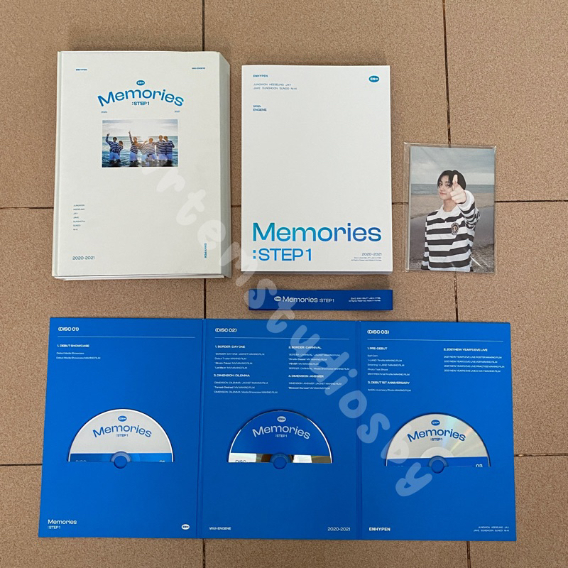 

OFFICIAL ENHYPEN DVD MEMORIES STEP 1