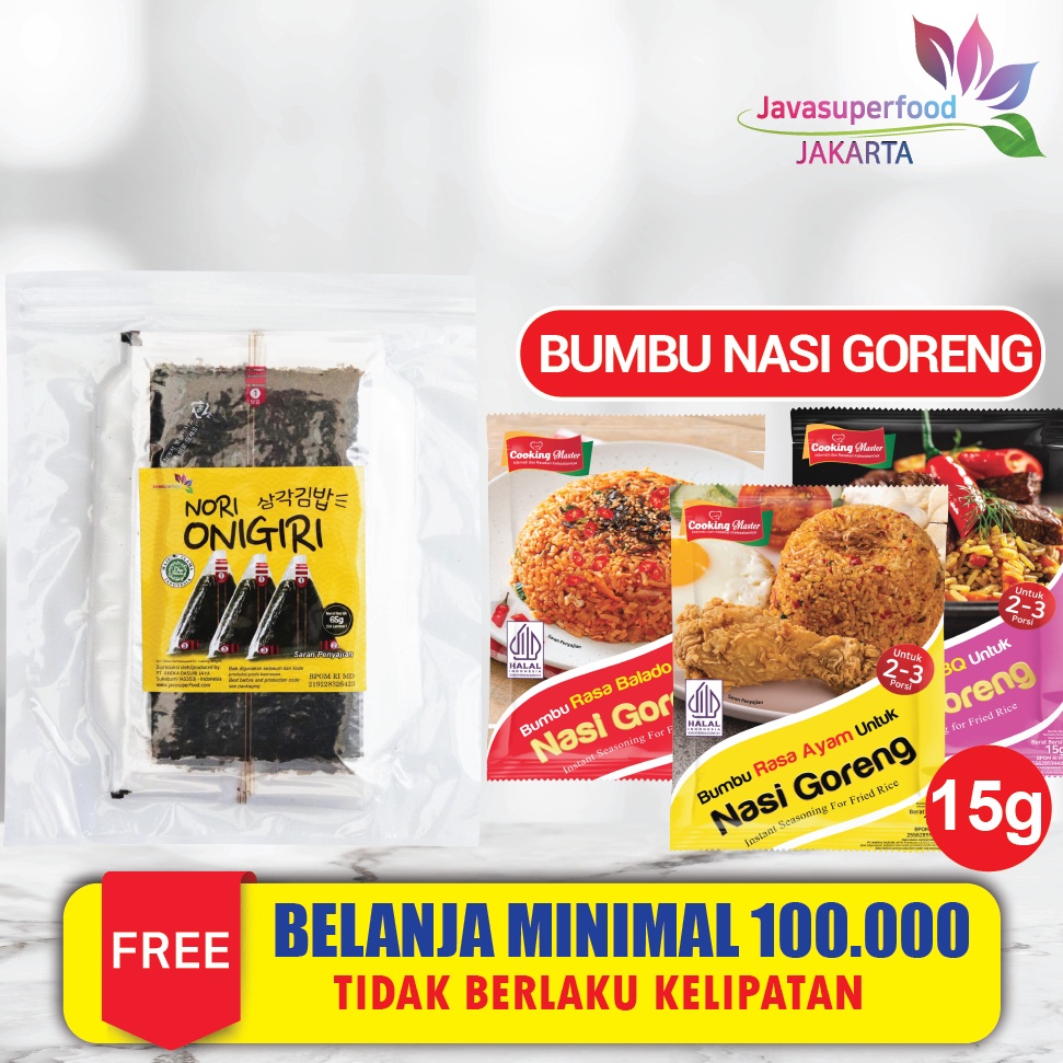 

[✣Y41(] NORI ONIGIRI | Nori Wrapper Khusus Bungkus Nori Triangle / Sushi Nori (ISI 10,20,50 Lembar) Discount