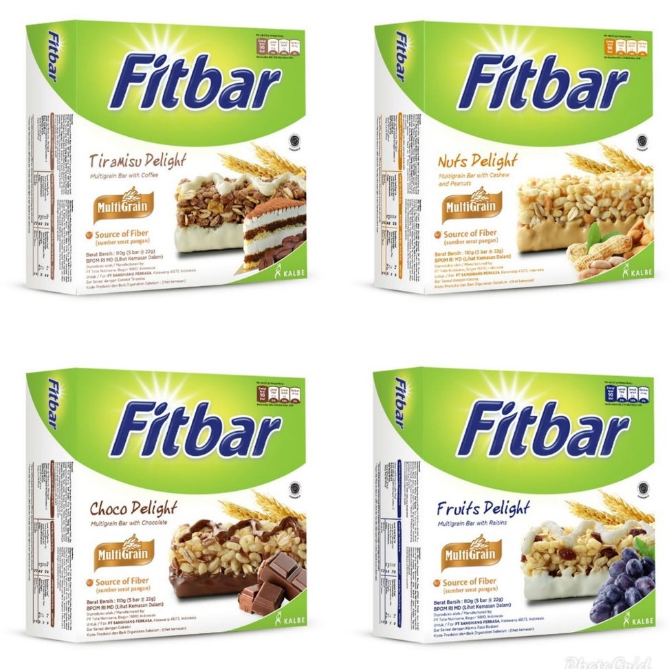 

[C8Y40] Fitbar Cemilan Instan Untuk Diet 1 box isi 5pcs x 22 gram i68ke