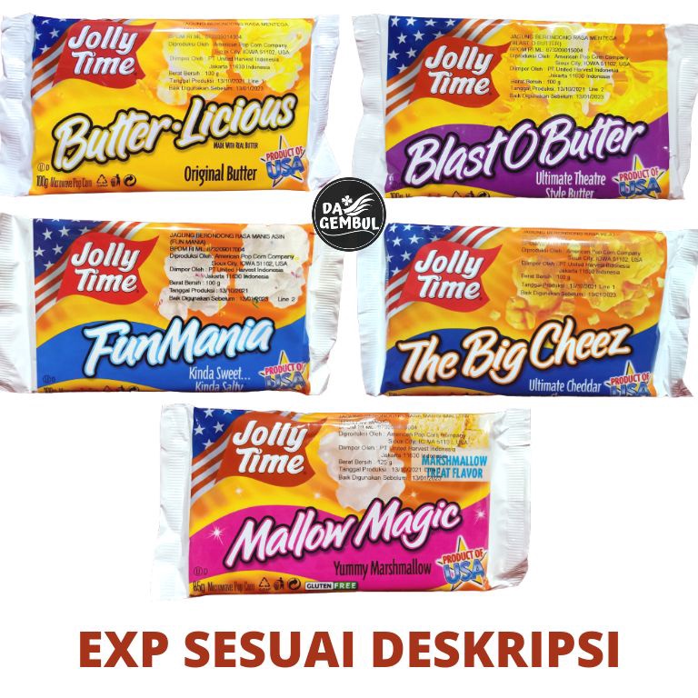 

[✃R14$] Jolly Time Microwave Popcorn All Varian MurrrMerrr