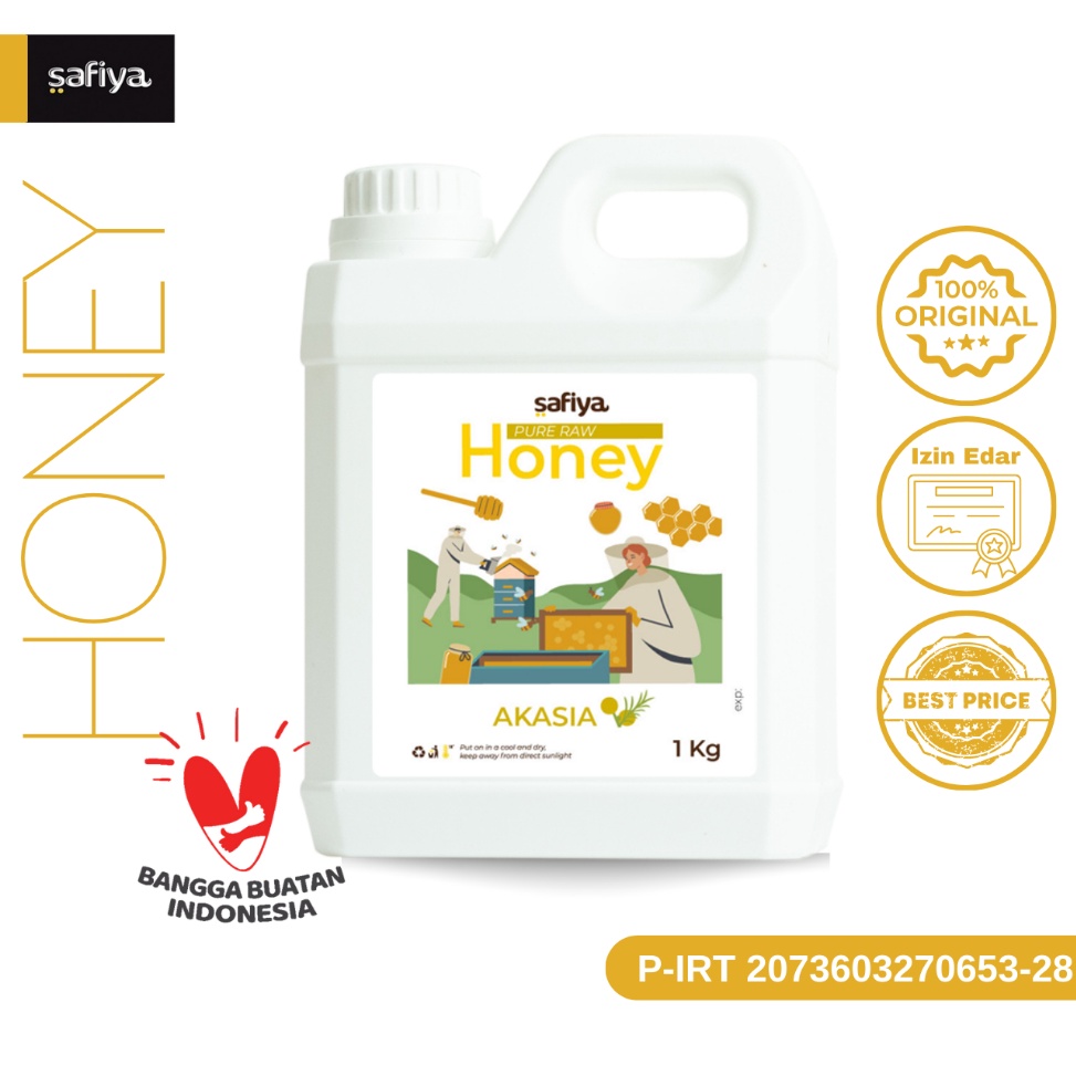 

Diju@l Mur4h Madu Murni Akasia 1 Kg Series Raw Honey Madu Asli Safiya Food [134]