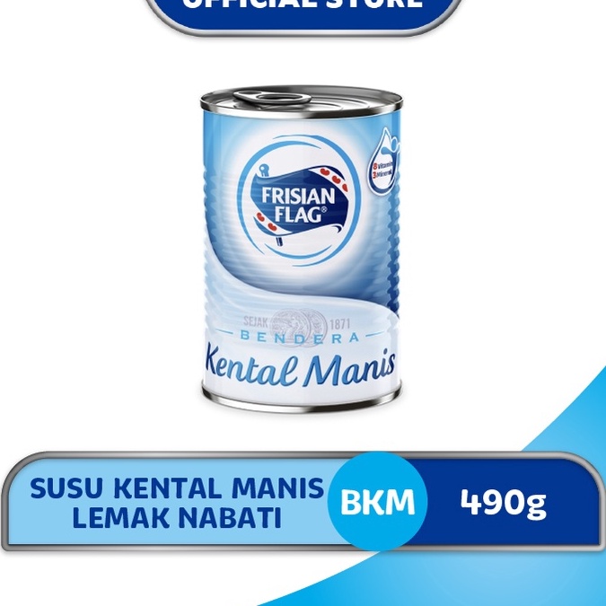 

[KODE PRODUK QSAAP6570] Frisian Flag Bendera Kental Manis Kaleng 490gr