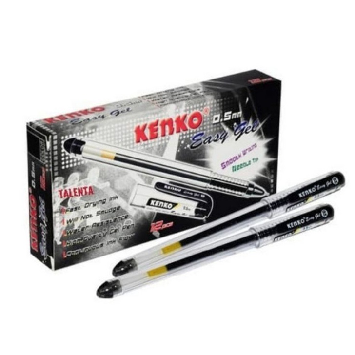 

[KODE PRODUK HH9OV6771] Pulpen Kenko Easy Gell 0.5 / (1pak/12pcs)