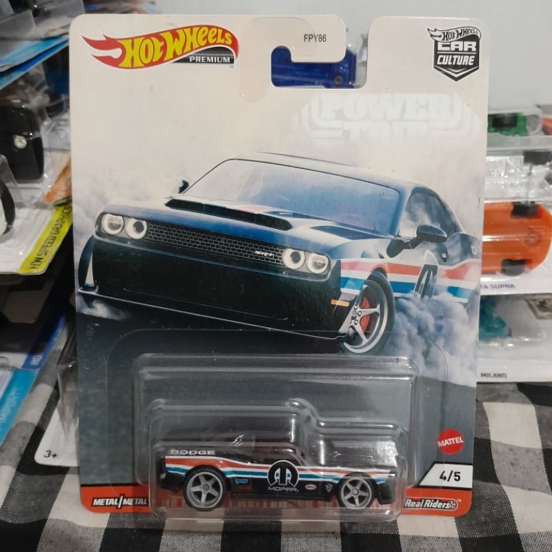 hotwheels premium power time dodge challenger srt demon