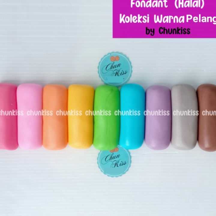 

✫Ready Stock✣➼ FONDANT WARNA 100 GRAM - HALAL SIAP PAKAI 073 ❉