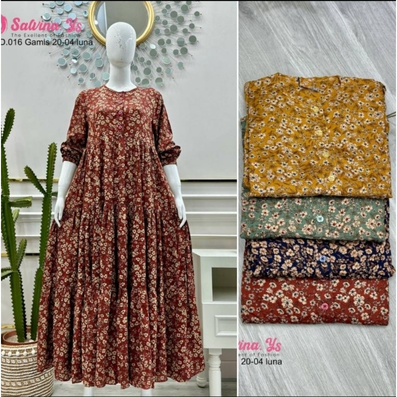 Gamis rayon motif.by salvina.ys