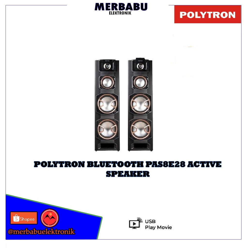 Polytron Active Speaker PAS-8E28/PAS8E28 Bluetooth
