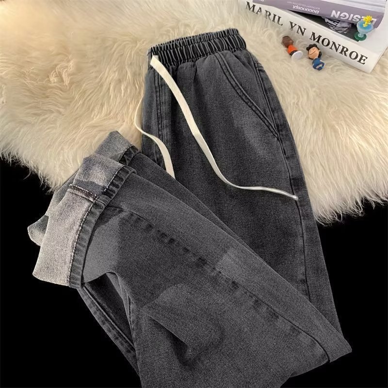 Celana jeans pria korean style Baggy jeans Celana panjang pria jeans  kulot Jeans oversize boyfriend