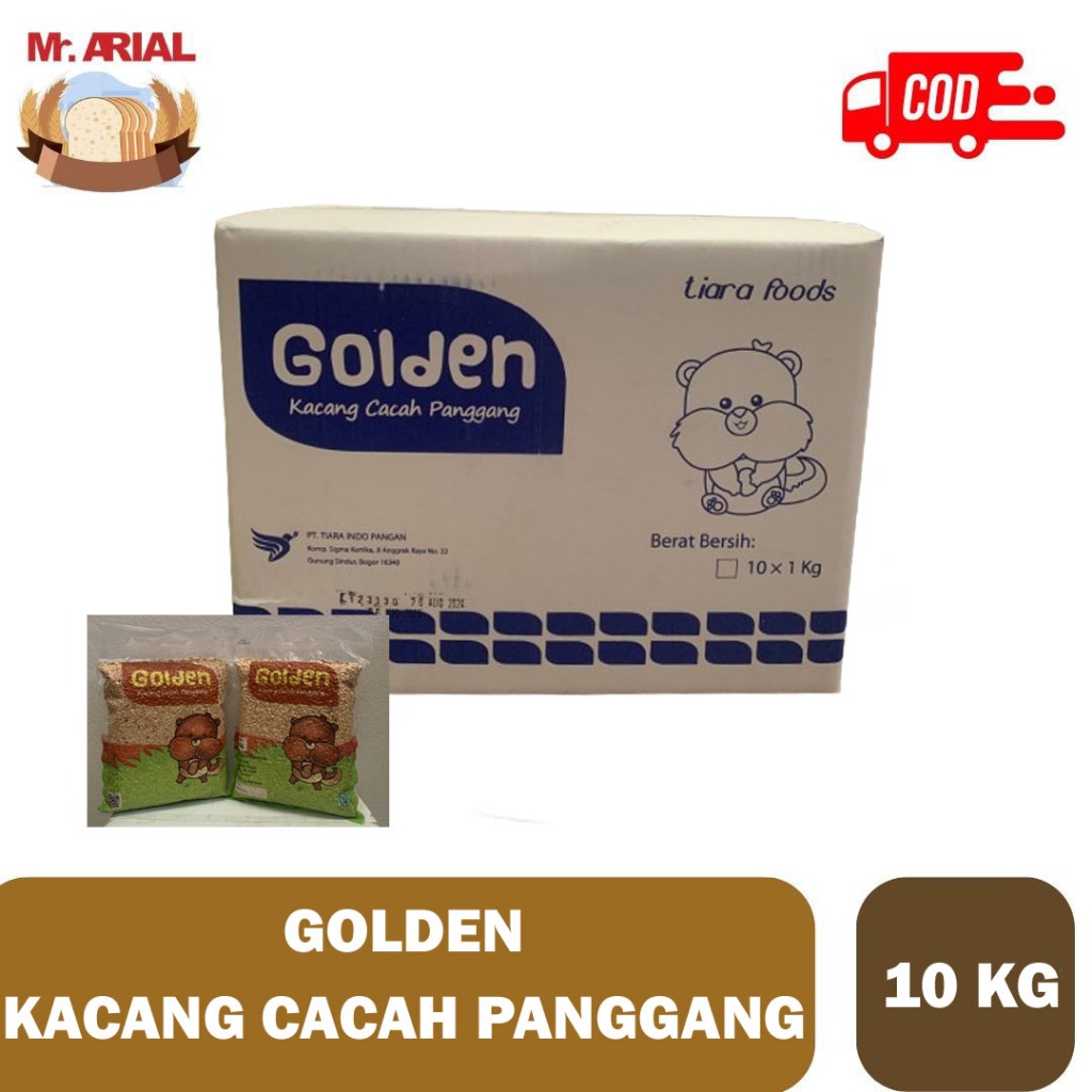 

Kacang Golden Nut @10x1KG / Kacang Sangrai / Kacang Cacah Panggang (1DUS)