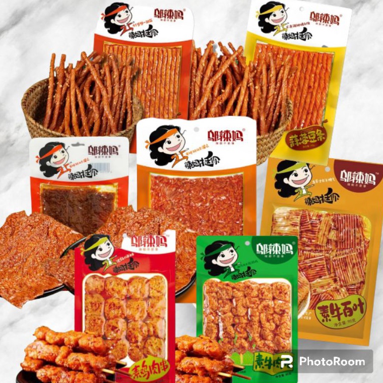 

[♥K8<] HALAL Wulama Latiao 70 gr dan 100 gr Snack Cina Vegetarian Get it now