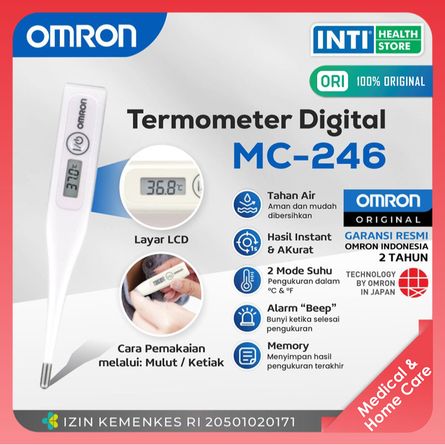Omron | Termometer Digital MC-246 | Termometer Omron | Thermometer