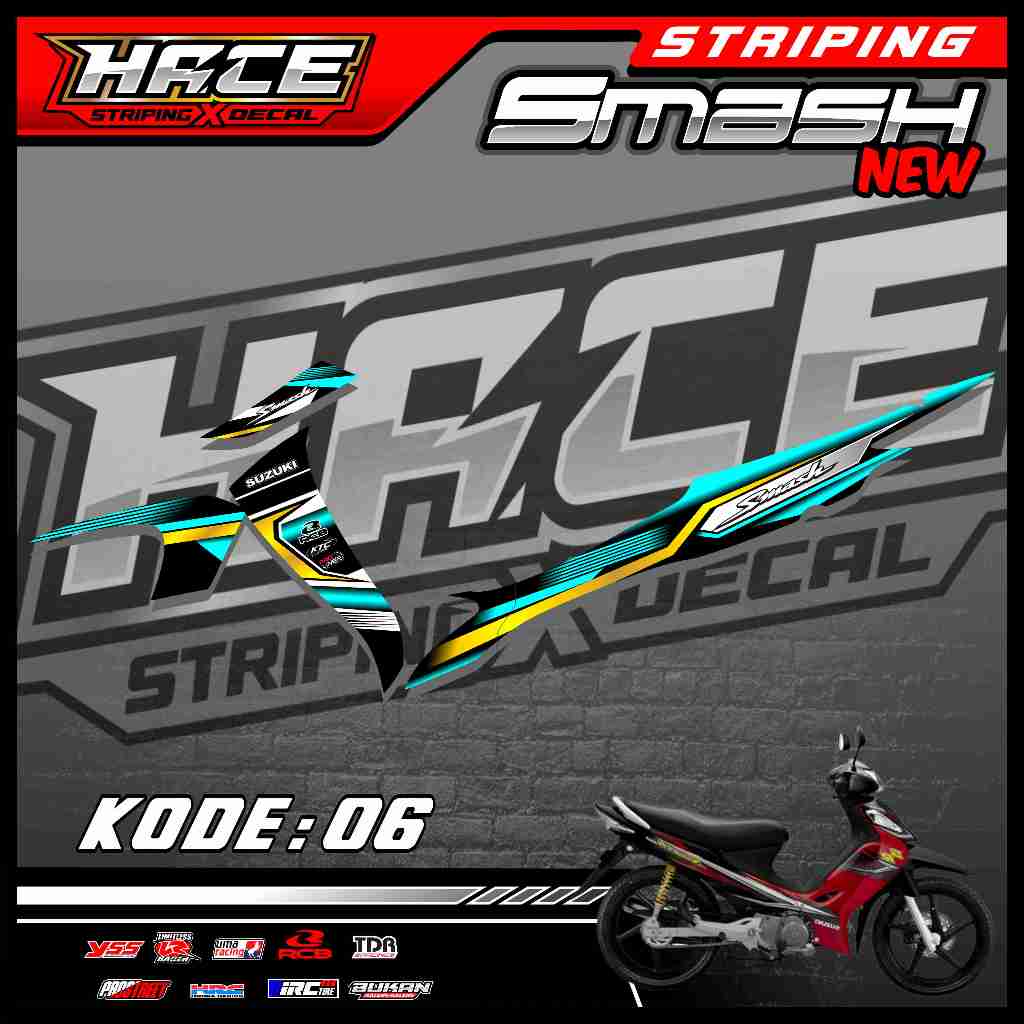 STICKER STRIPING SMASH NEW - STRIPING SMASH NEW PREMIUM 06