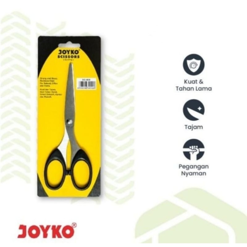 

GUNTING SCISSORS SC 838 JOYKO SEDANG STAINLESS STEEL