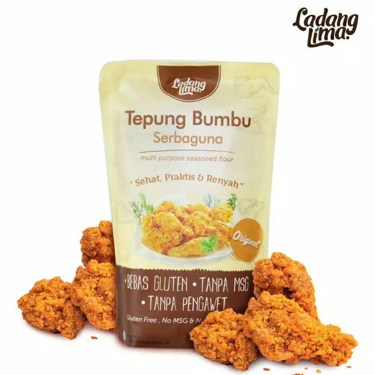 

[KODE MWLVK] Tepung Bumbu Serbaguna Goreng Crispy Ladang Lima 150 gram - JB