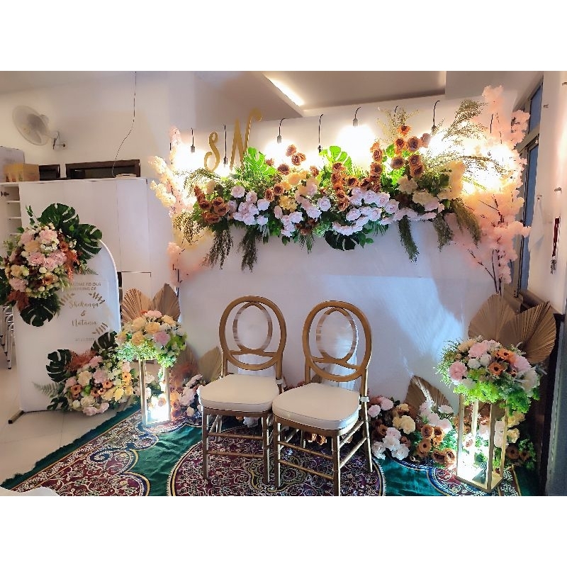 Dekorasi pernikahan simple 2.5 meter