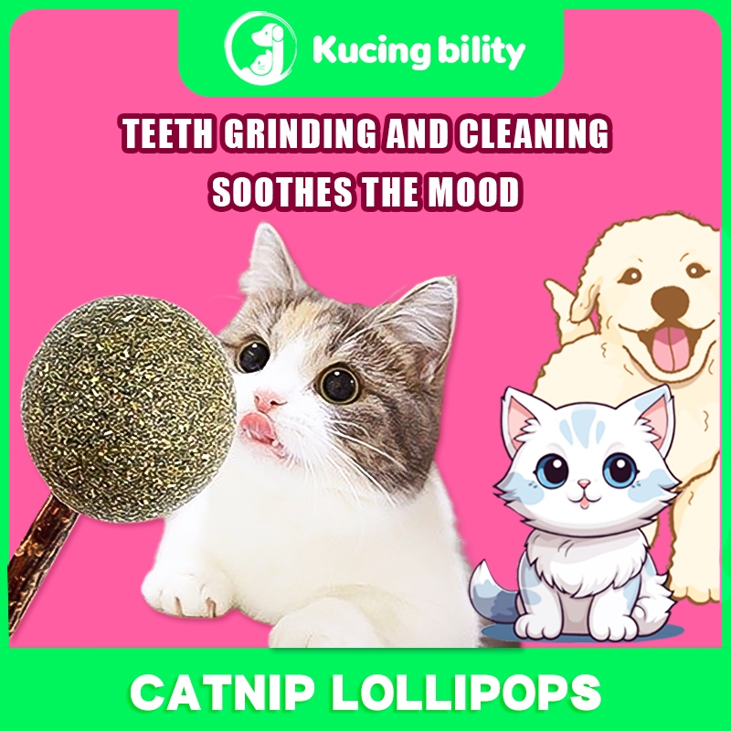 Stick Catnip Catnip Rotating Catnip Ball Stick Catnip Jajan Kucing