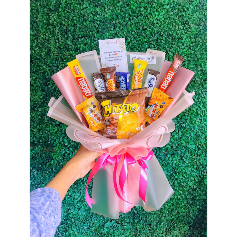 

Snack bouquet murah snack bucket / buket jajan budget 40k