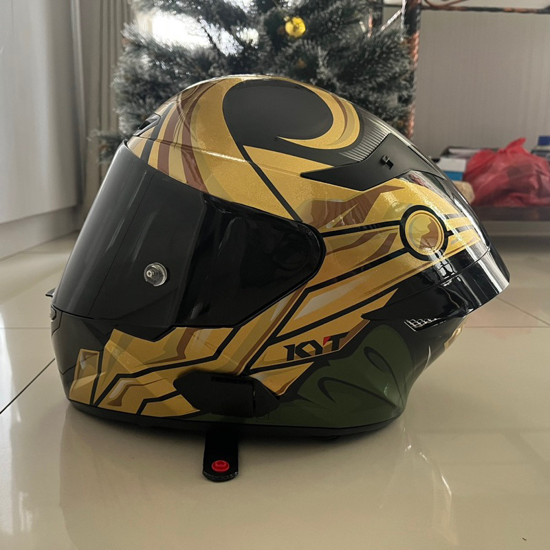 Helm KYT TT Course Marvel Loki Limited Edition Second Like new Fullface