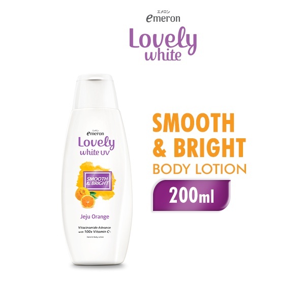 Emeron Lovely White Hand & Body Lotion UV Smooth & Bright (Besar)