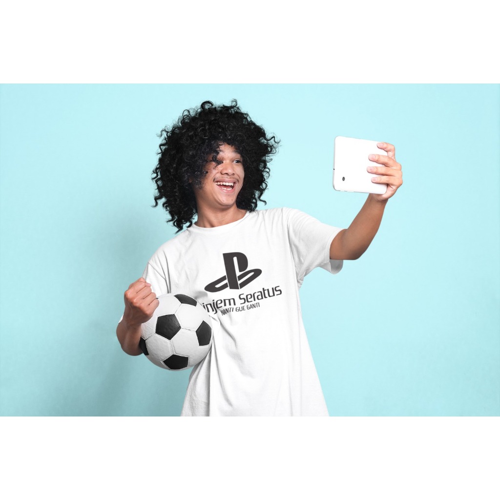 Kaos Desain PS (Pinjem Seratus) Edric Tjandra