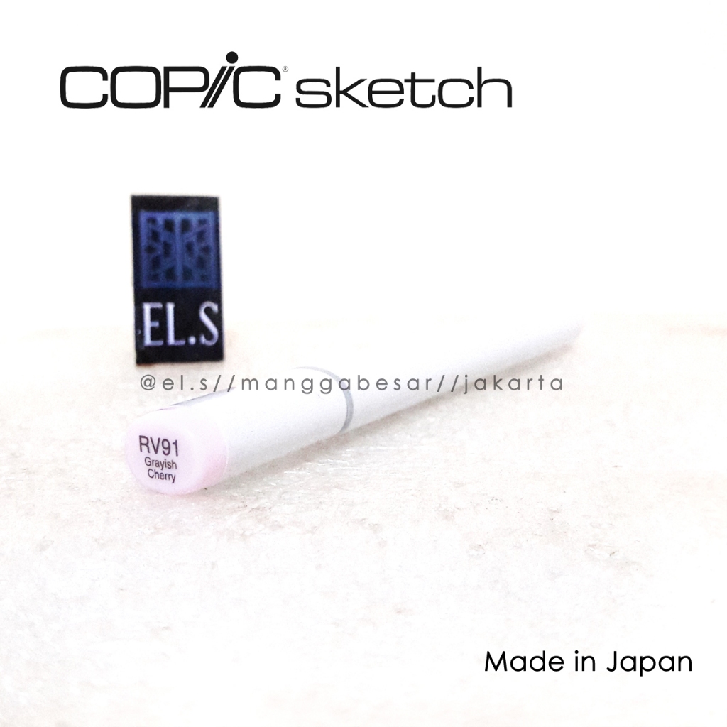 

Copic Sketch Marker RV91 GRAYISH CHERRY ( CSM )