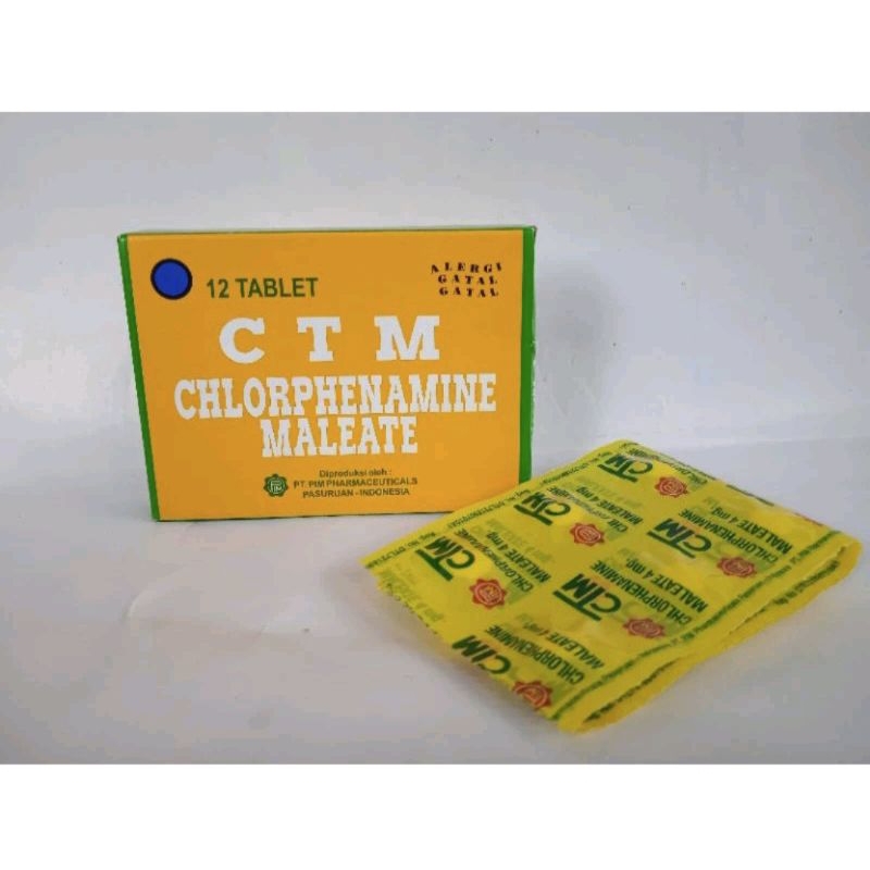 CTM TABLET OBAT ALERGI 12 TABLET