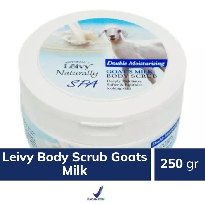 LEIVY SCRUB - LEIVY LULUR MANDI - LEIVY BODY SCRUB BPOM ORIGINAL