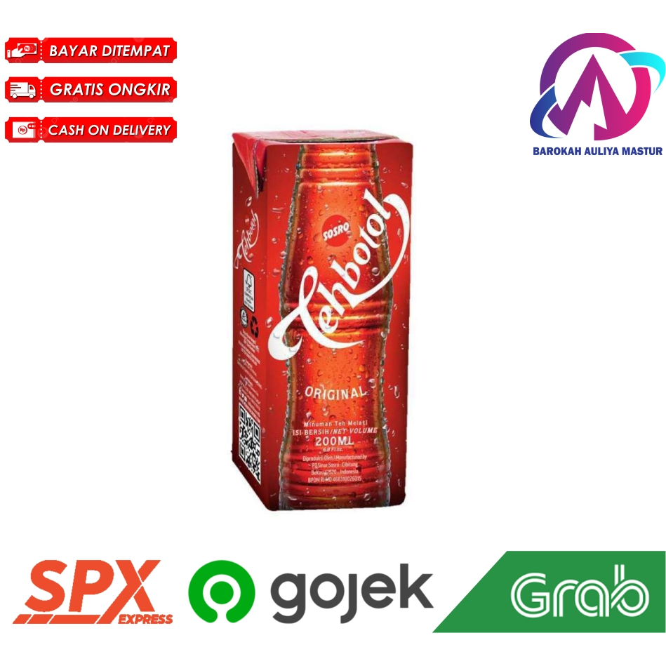 

Teh Kotak Sosro 200ML Per Pcs Kirim Instan Grosir BAM Pasar Online Murah Padang