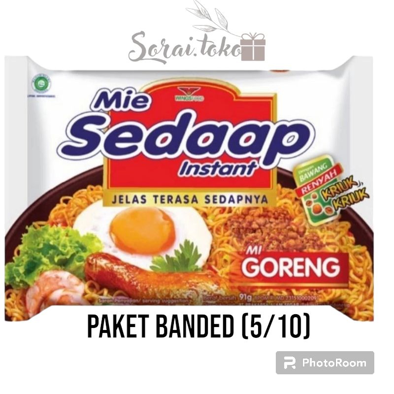 

[TERMURAH] MIE SEDAP GORENG BANDED (5 PCS/10 PCS)