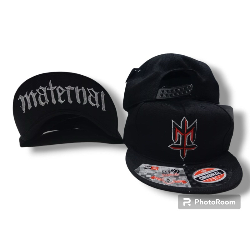 TOPI SNAPBACK MATERNAL RED LOGO