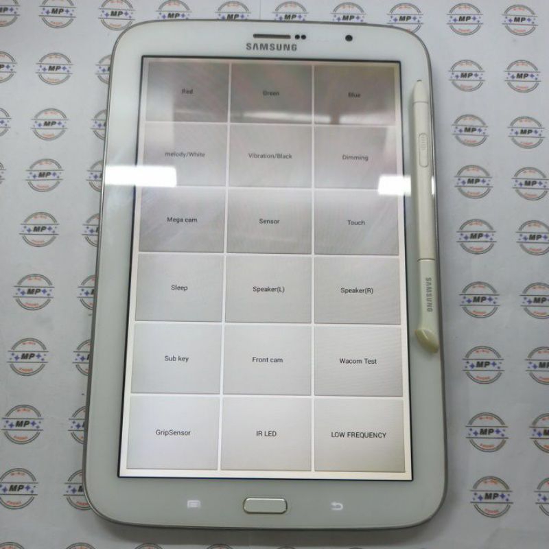 LCD FULLSET FRAME SAMSUNG TAB NOTE 8.0 2013 GT-N5100 WHITE ORIGINAL COPOTAN