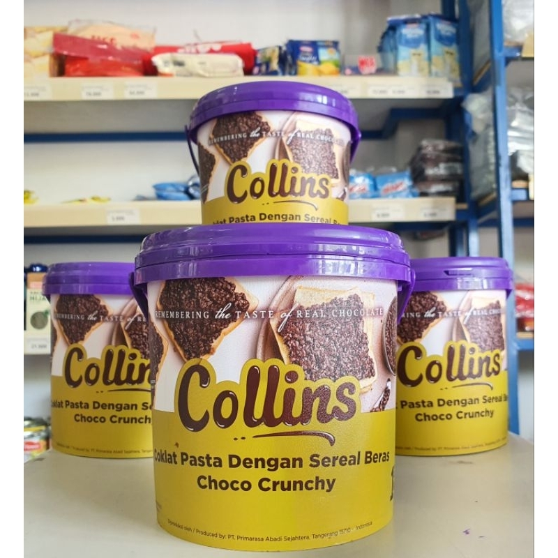 Collins Choco Crunchy 1Kg / Coklat Collins Crunchy / Coklat Crunchy Collins 1Kg