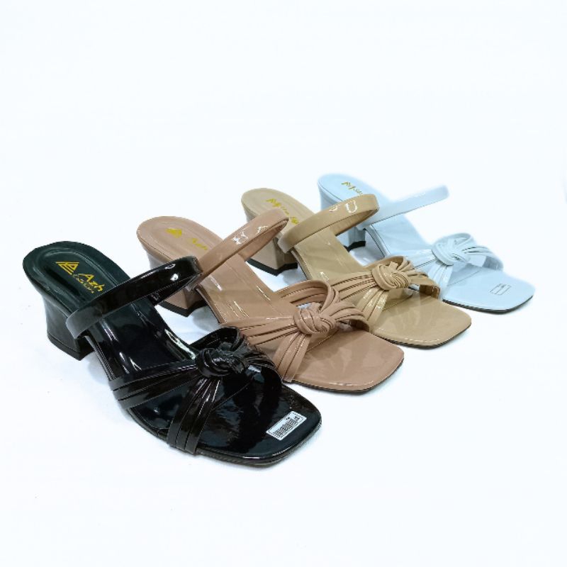 Azh_colletions Luna Sandal Wanita Heels / Sandal Heels Pesta 5cm