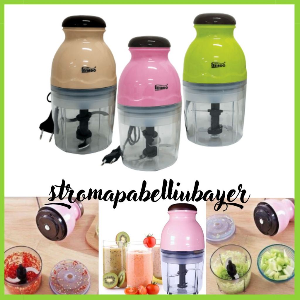 stromapabelliubayer ❤ Blender Capsule Cutter Quatre Listrik / Blender/Penggiling Daging Sayur Buah-B