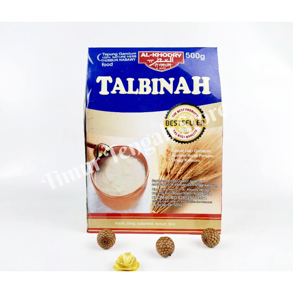 

Talbinah Tepung Gandum Al Khodry 500 gram | Makanan Serat Tinggi Atasi Masalah Lambung