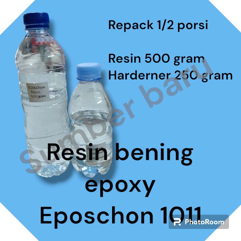 Resin bening epoxy clear 750 gram eposchon 1011