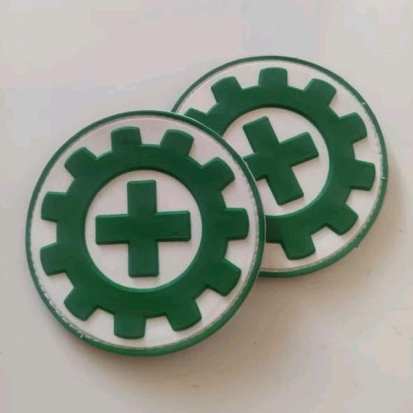 Patch Rubber Logo Safety bulat K3