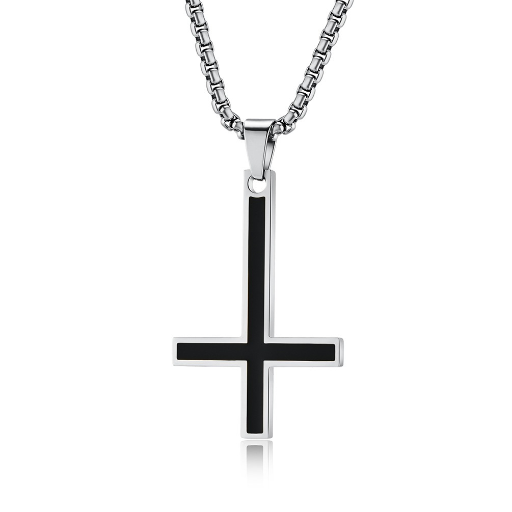 KALUNG SALIB ST PETRUS (SALIB TERBALIK) / KALUNG SALIB ANTI KARAT / KALUNG SALIB EMAS / KALUNG SALIB