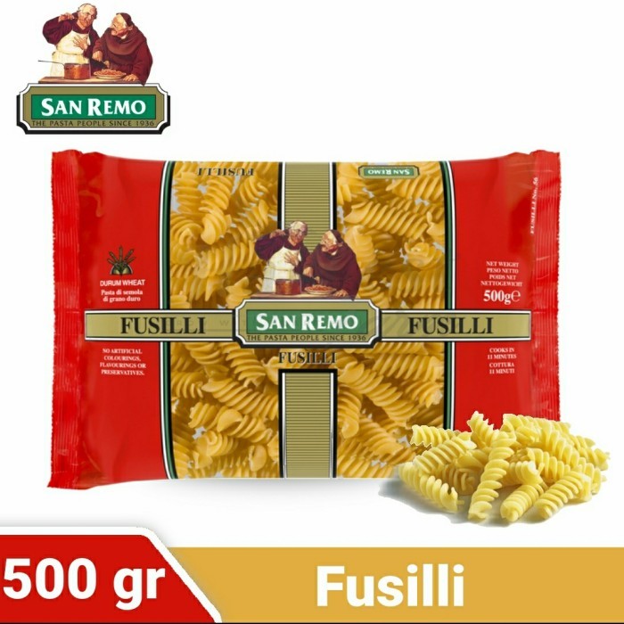 

San Remo - Pasta Fusilli - 500 gram